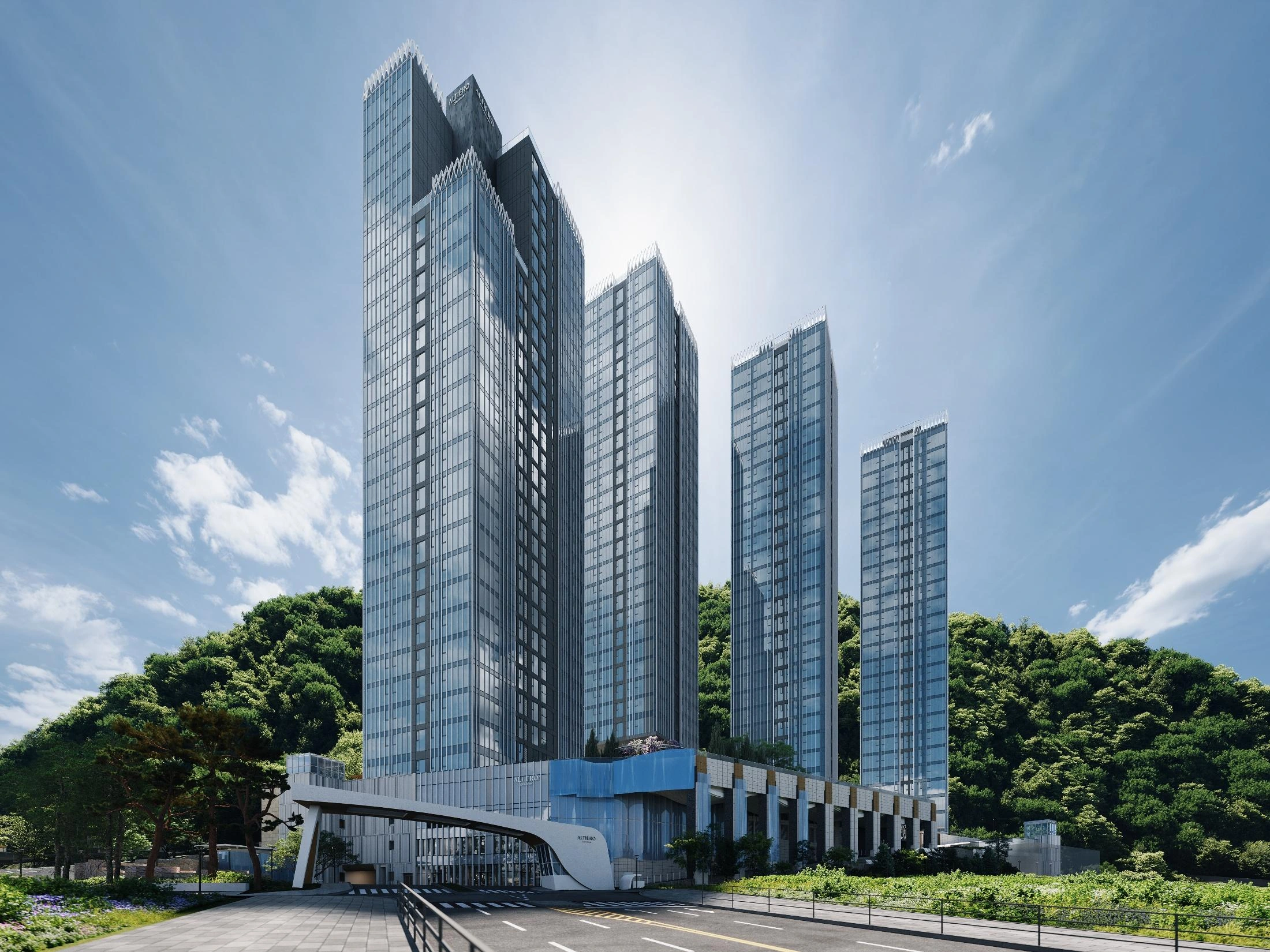 알티에로 광안 외관 계획 CG